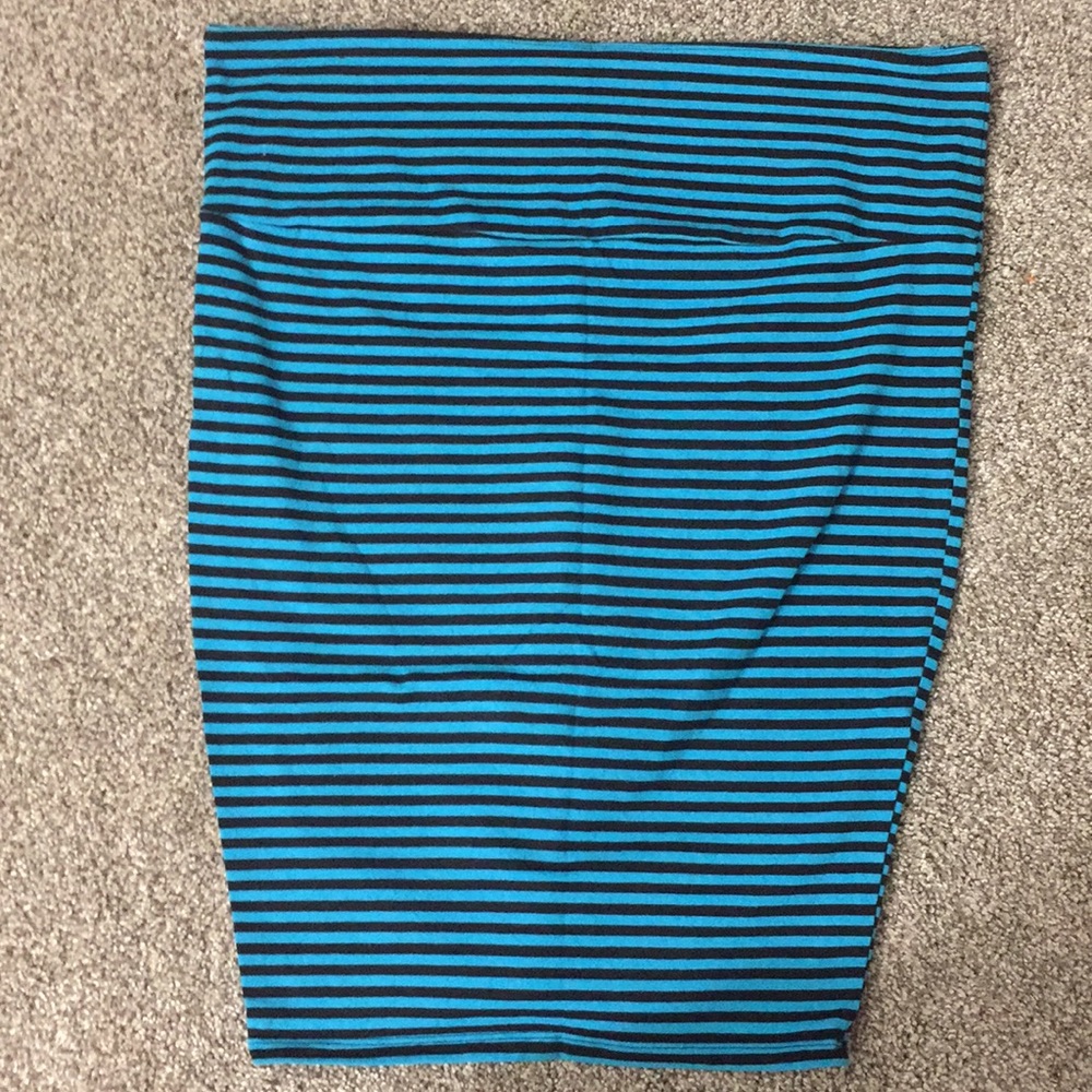 Stripped Torrid plus size 1 pencil skirt
